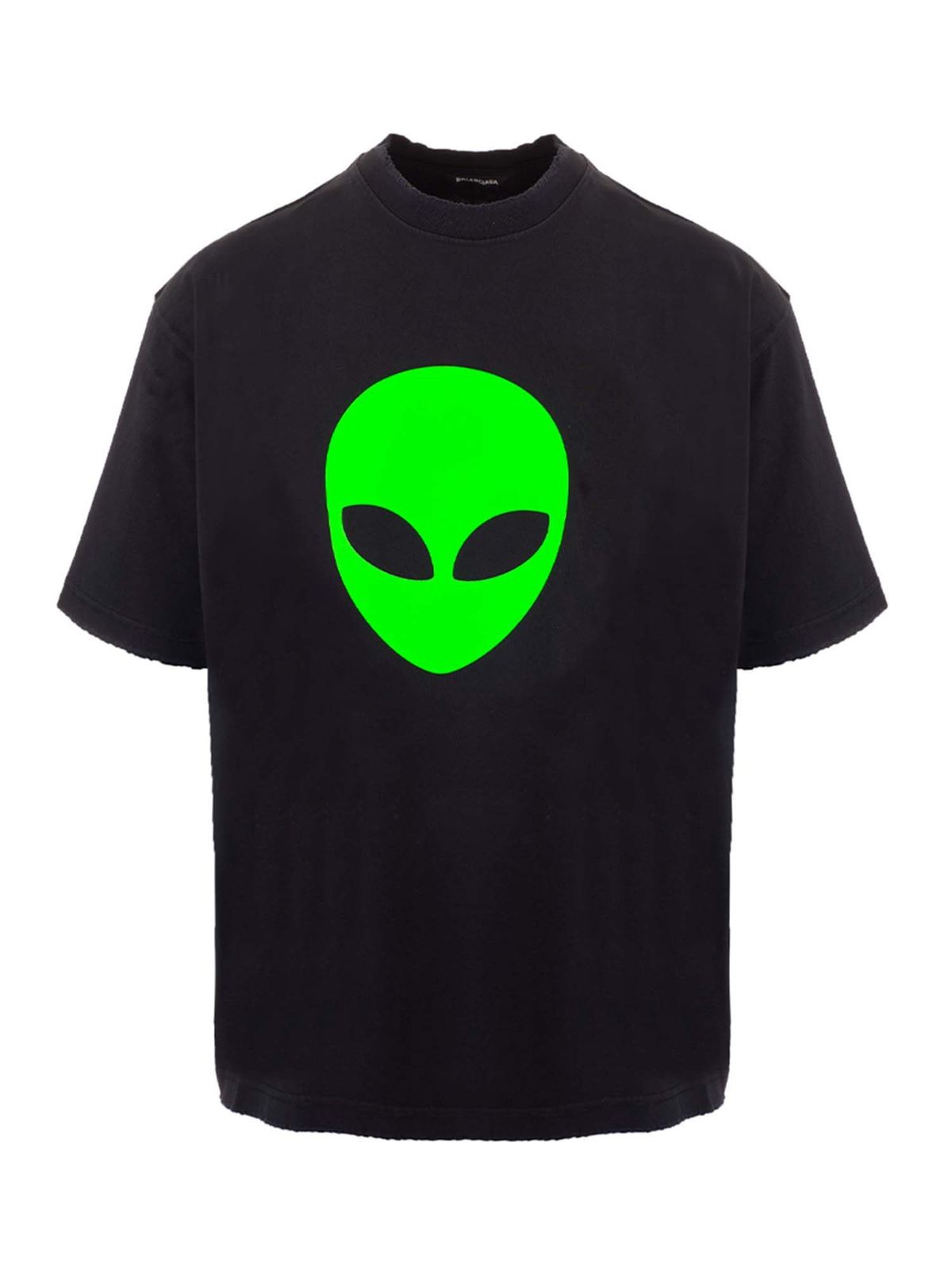 T-shirts Balenciaga - Alien Medium Fit T-shirt in black - 612966TJVK79113