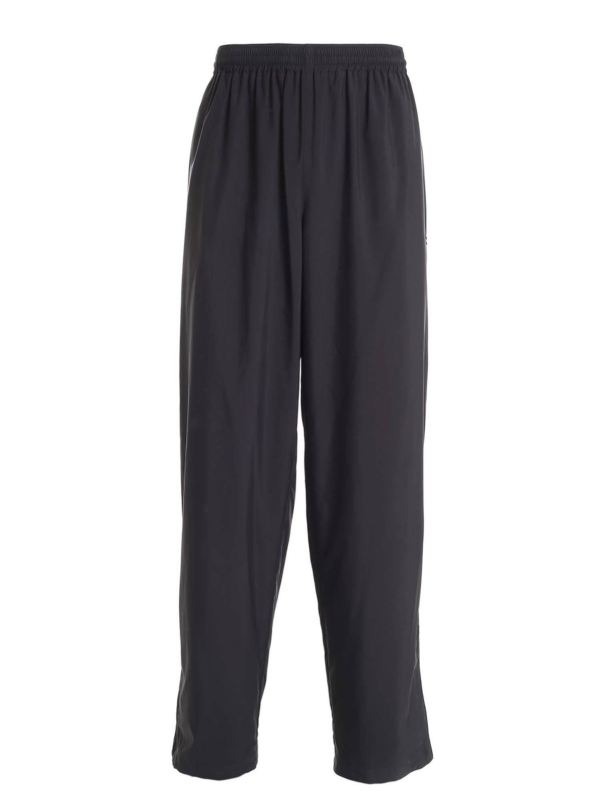 Balenciaga - Tracksuit pants with mesh interior in black - tracksuit ...