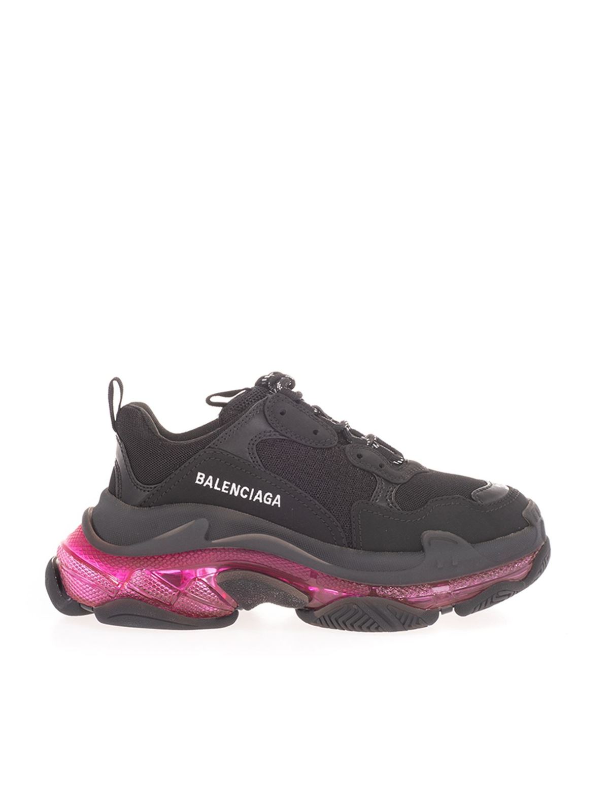 Trainers Balenciaga - Triple S Clear Sole sneakers in black -  544351W2FR11053
