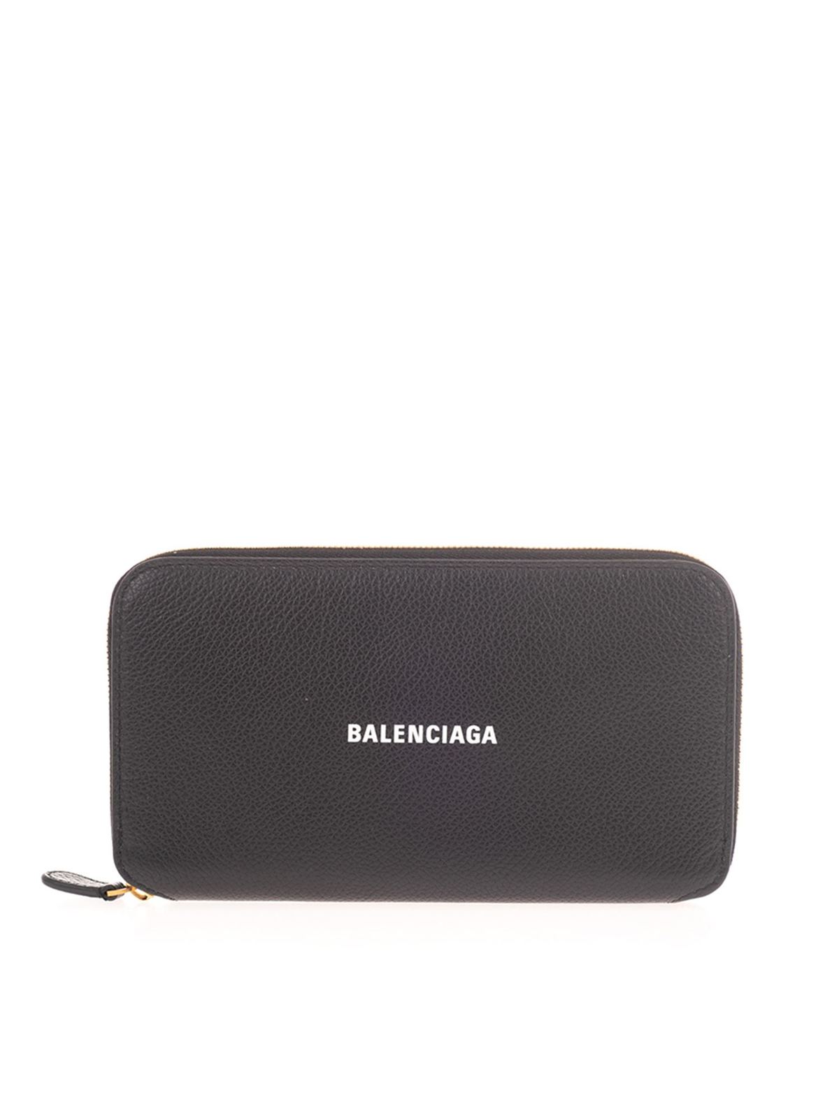 Wallets & purses Balenciaga - Continental wallet in black - 5942901IZIM1090
