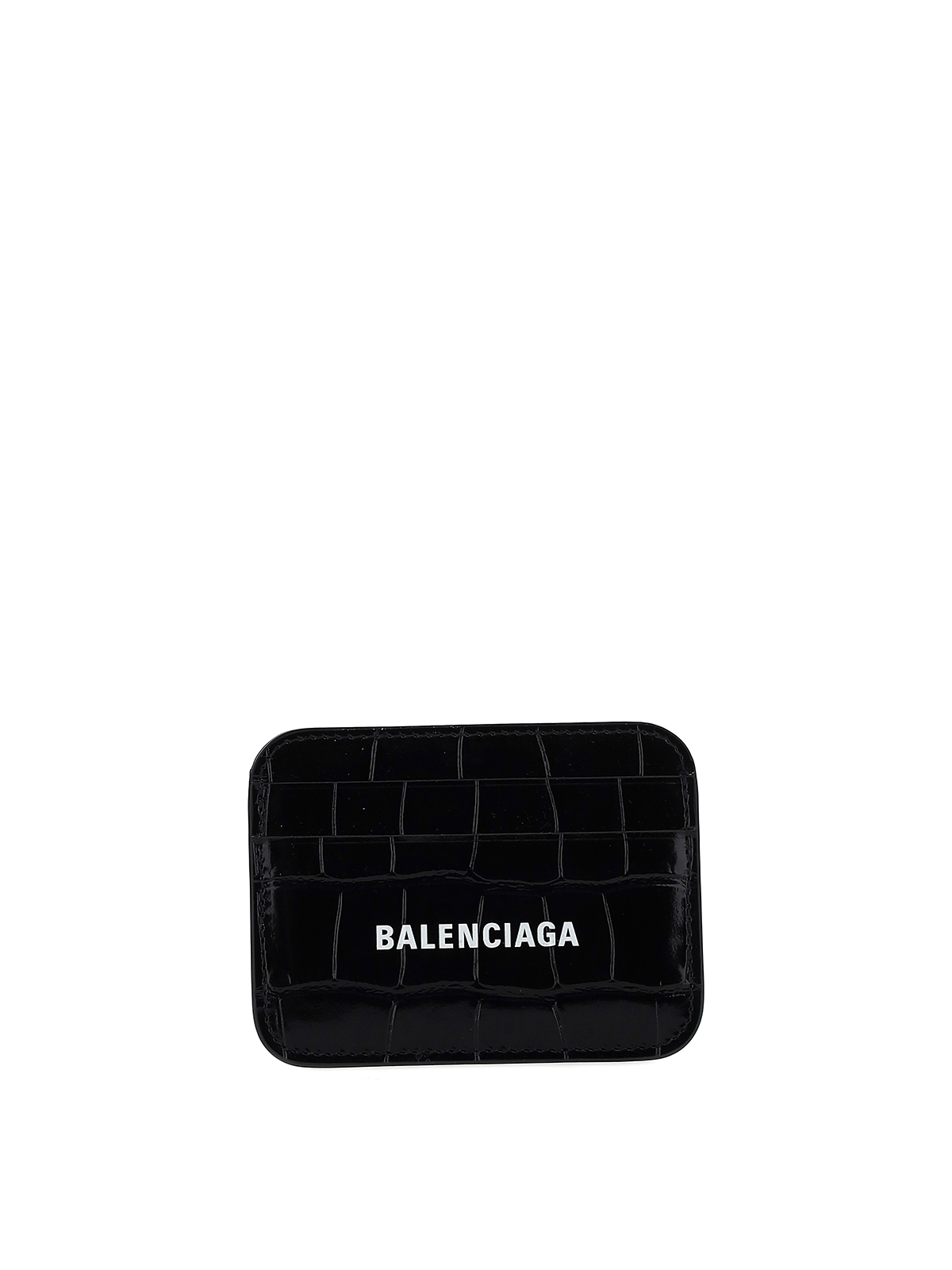 Balenciaga - Croco print card holder - wallets & purses - 5938121LRR31090