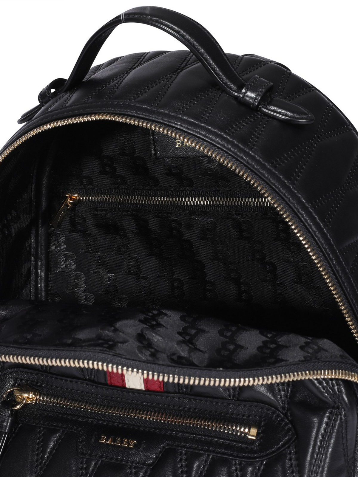 bally quilted bag
