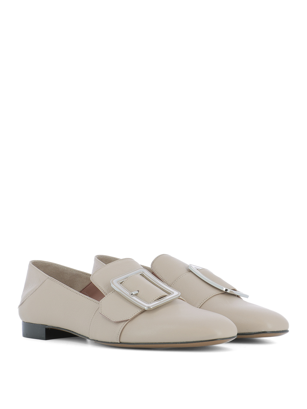 bally janelle leather slippers
