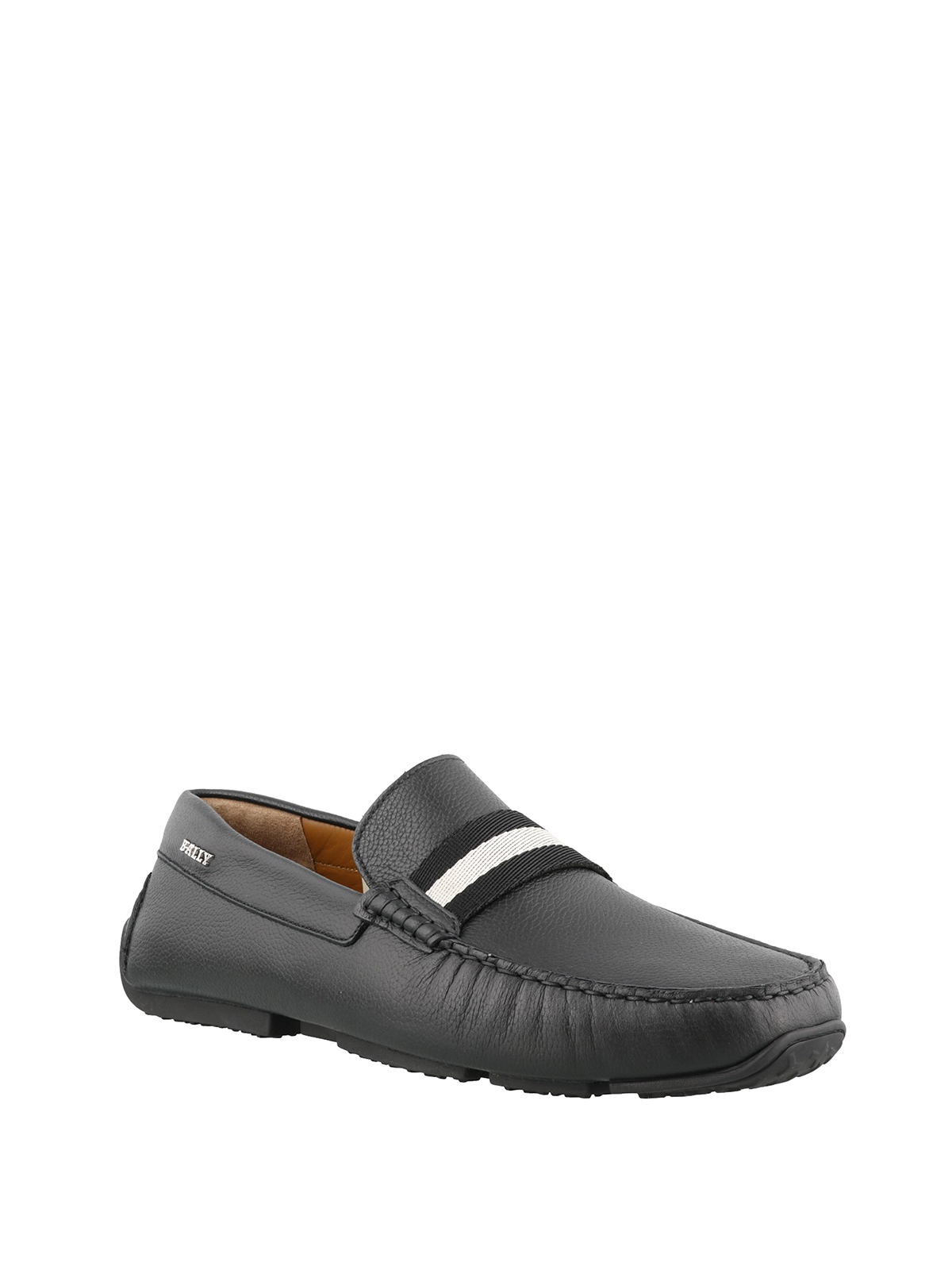 bally loafers black