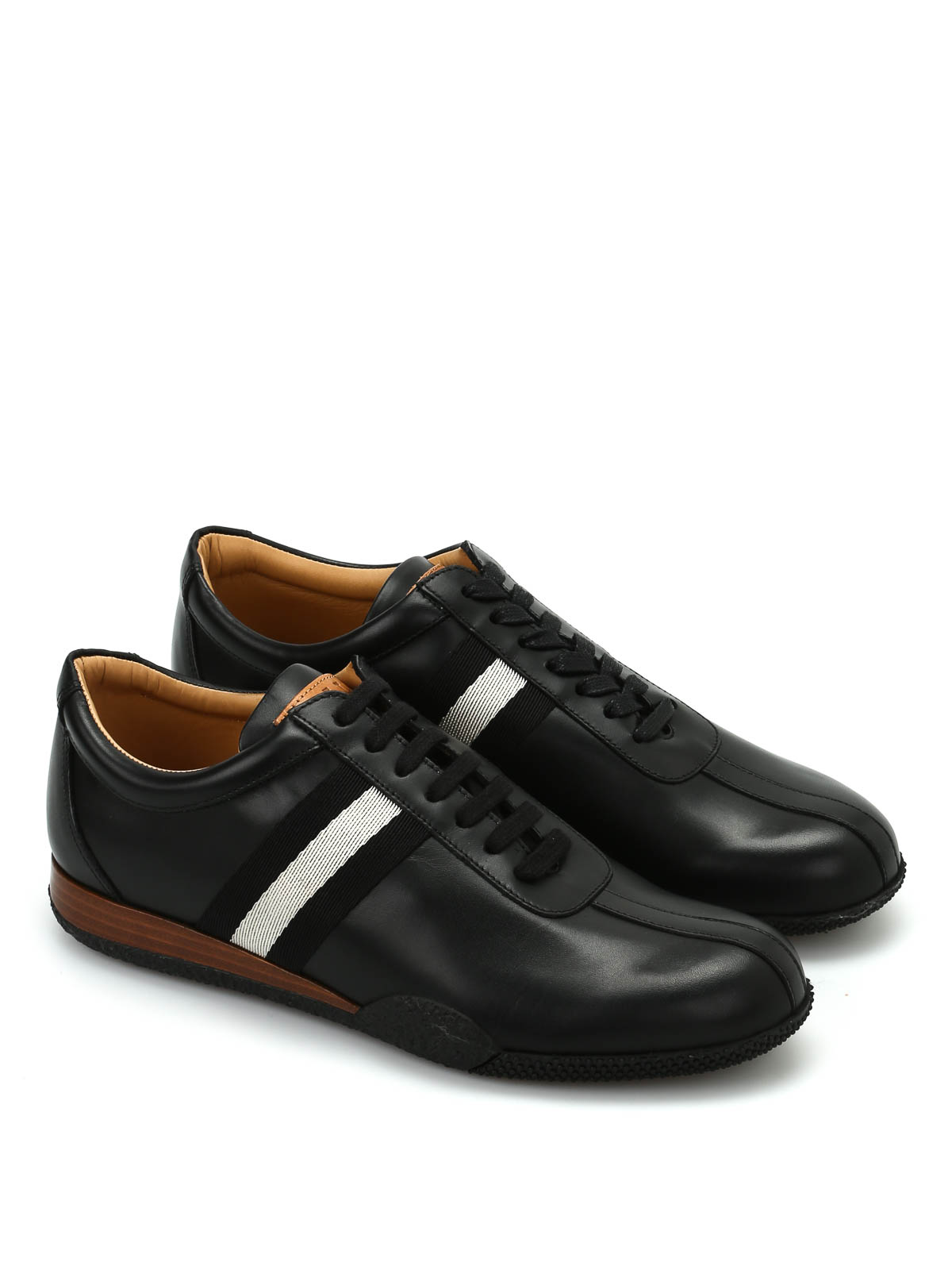 Bally - Leather striped sneakers 