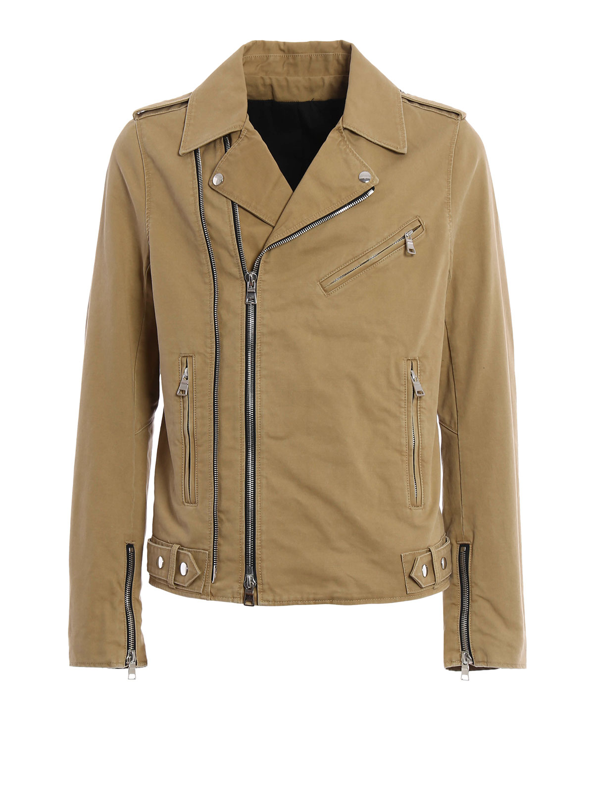 jackets Balmain - Cotton biker - S6HT245D435107 | iKRIX.com