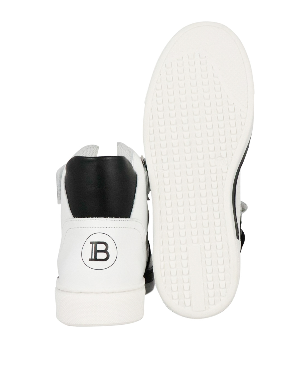 Pligt korrekt butik Trainers Balmain - Fabric and leather high sneakers - 6N0526NX400100NE