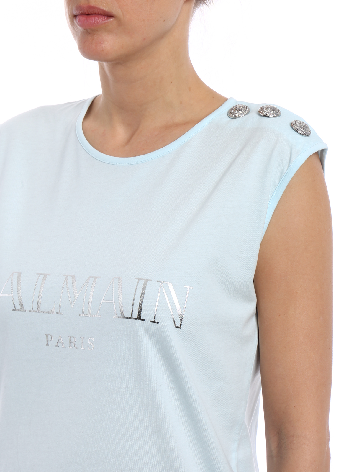 blue balmain top