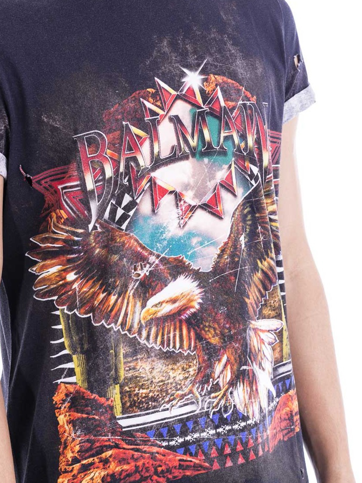 balmain eagle t shirt