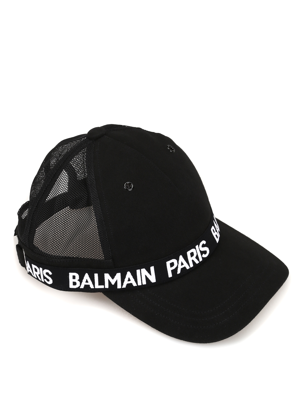 & Balmain - Logo band black baseball cap -