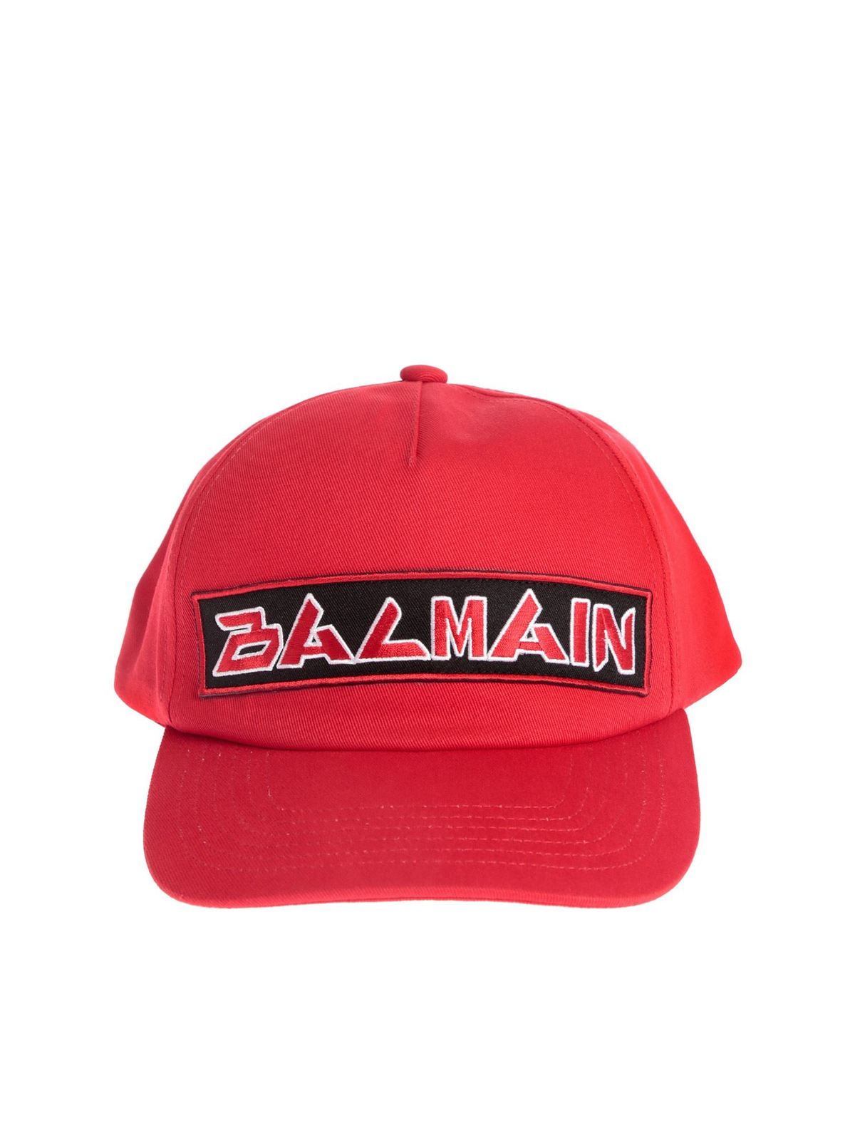 balmain logo cap