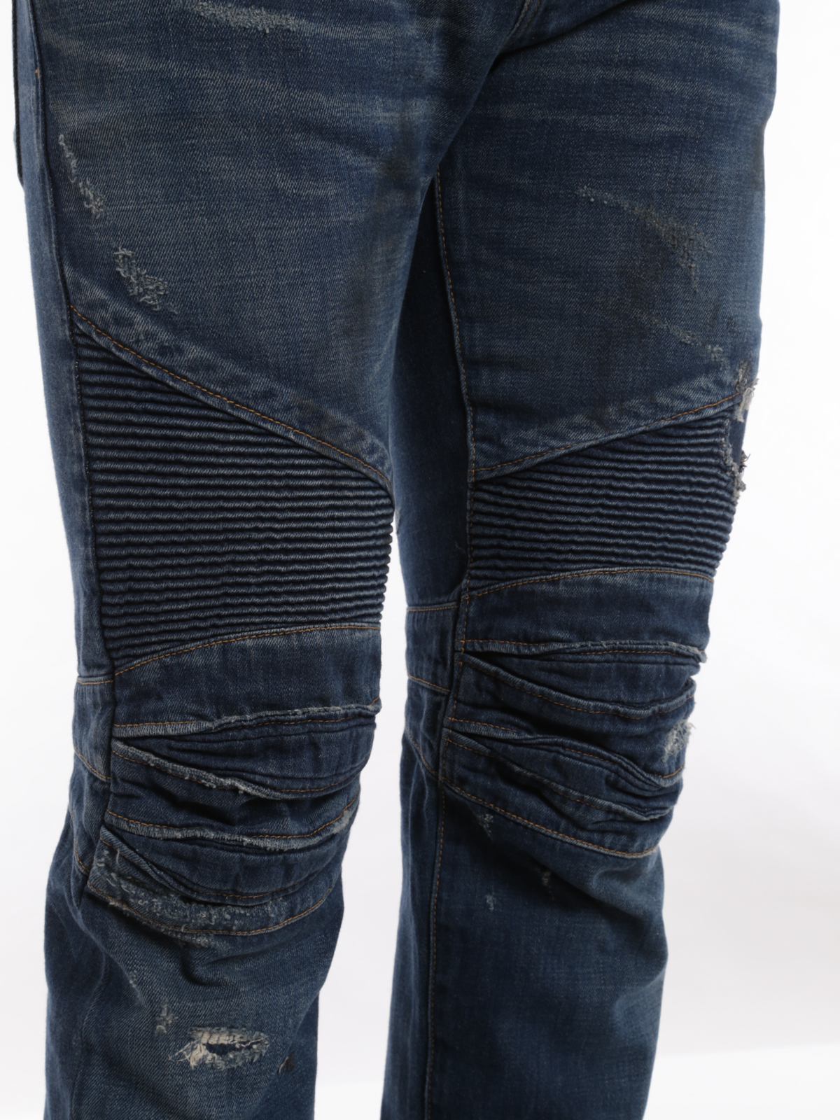 balmain style jeans cheap