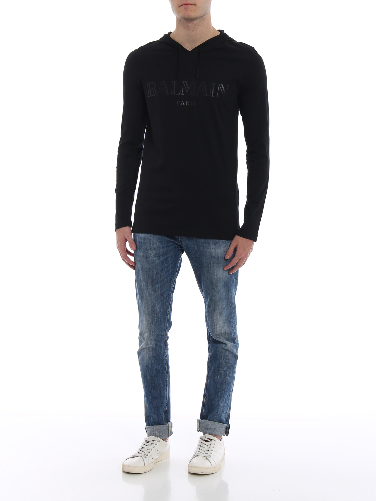 lightweight black sweatshirt