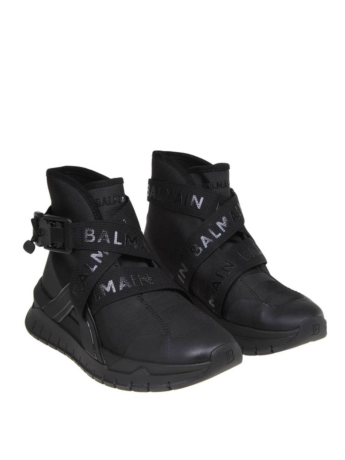 balmain troop strap trainer