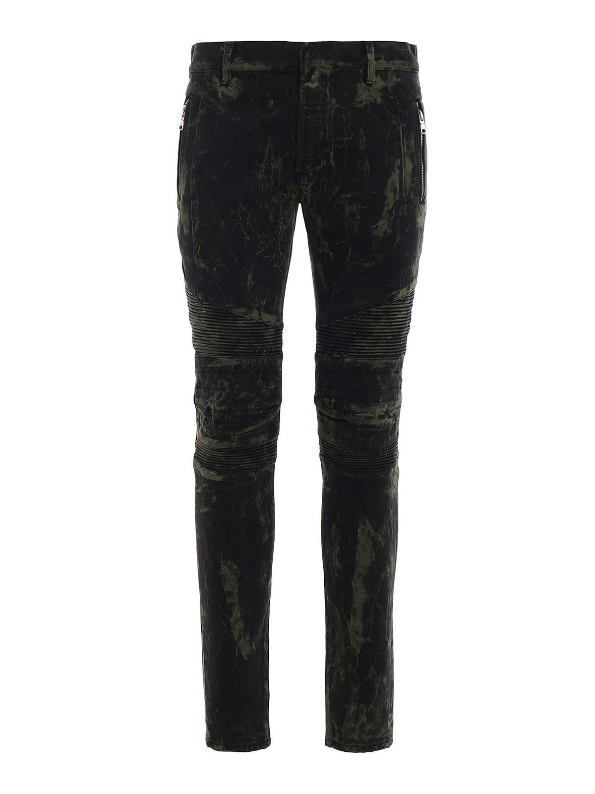 Patterned Denim patterned denim slim biker by balmain leg Patterned Denim patterned denim slim biker by balmain leg