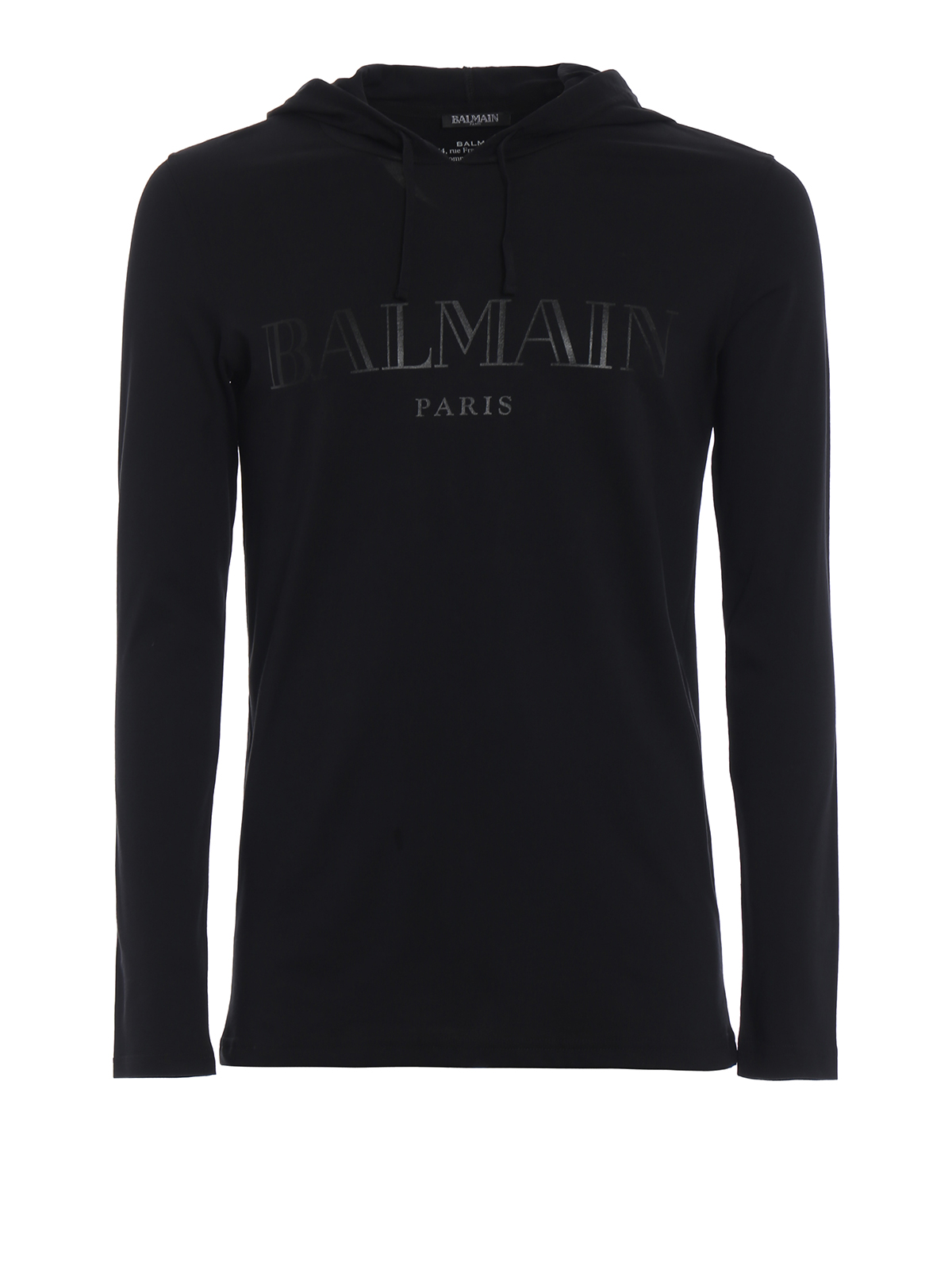 Sweatshirts & Sweaters Balmain - Balmain Paris lightweight black cotton ...