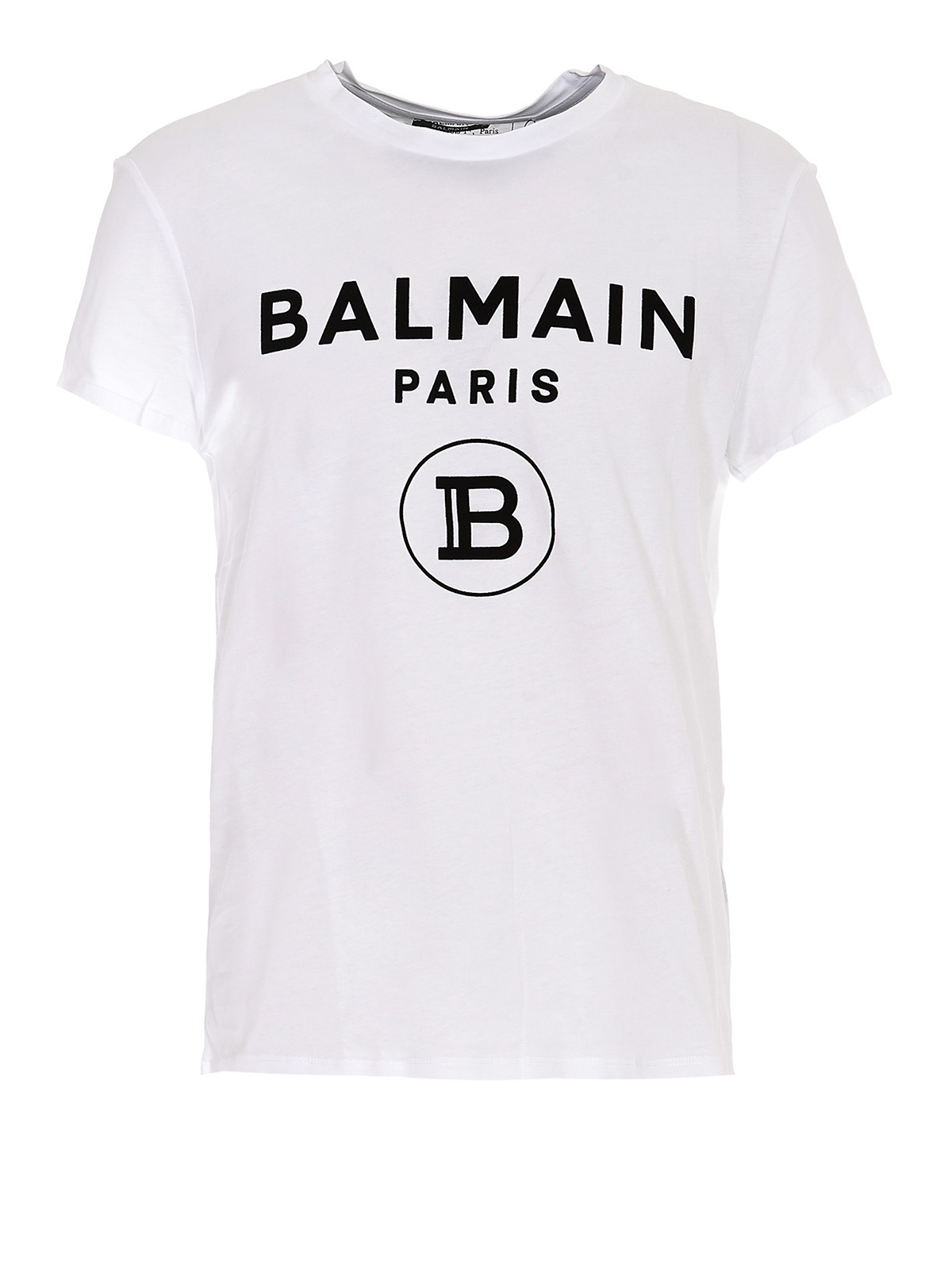 T-shirts Balmain - Balmain Paris logo T-shirt - TH11601I2450FA | iKRIX.com