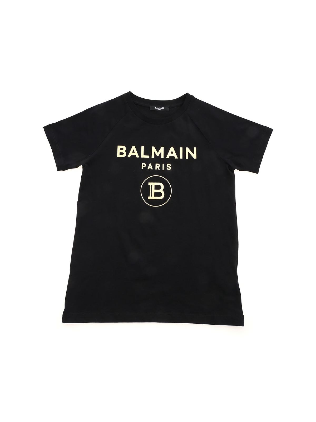 T-shirts Balmain - Logo print T-shirt in black - 6O8101OX390930OR