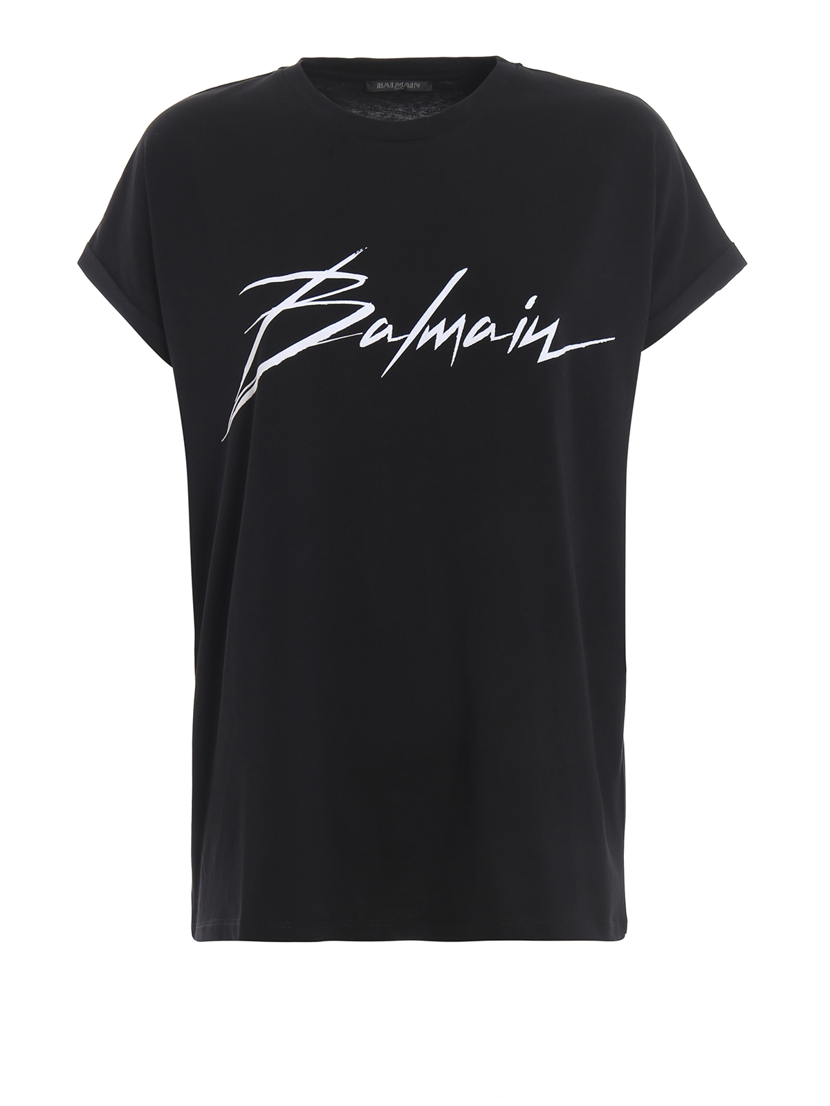 balmain signature t shirt