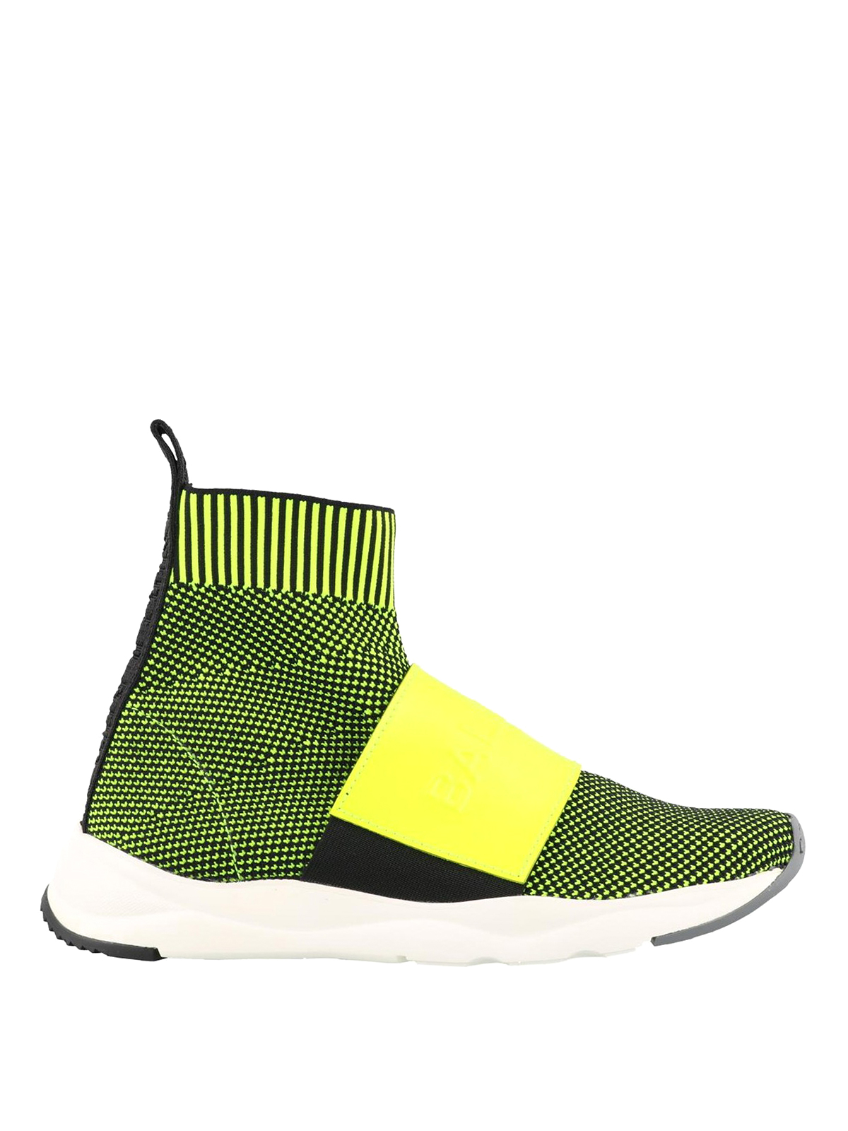 Cameron yellow mesh sock sneakers 