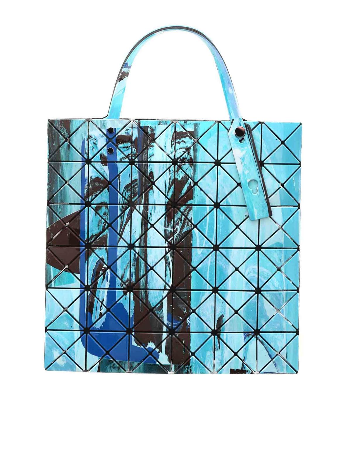 Totes bags Bao Bao Issey Miyake - Gravity Paint tote in light blue