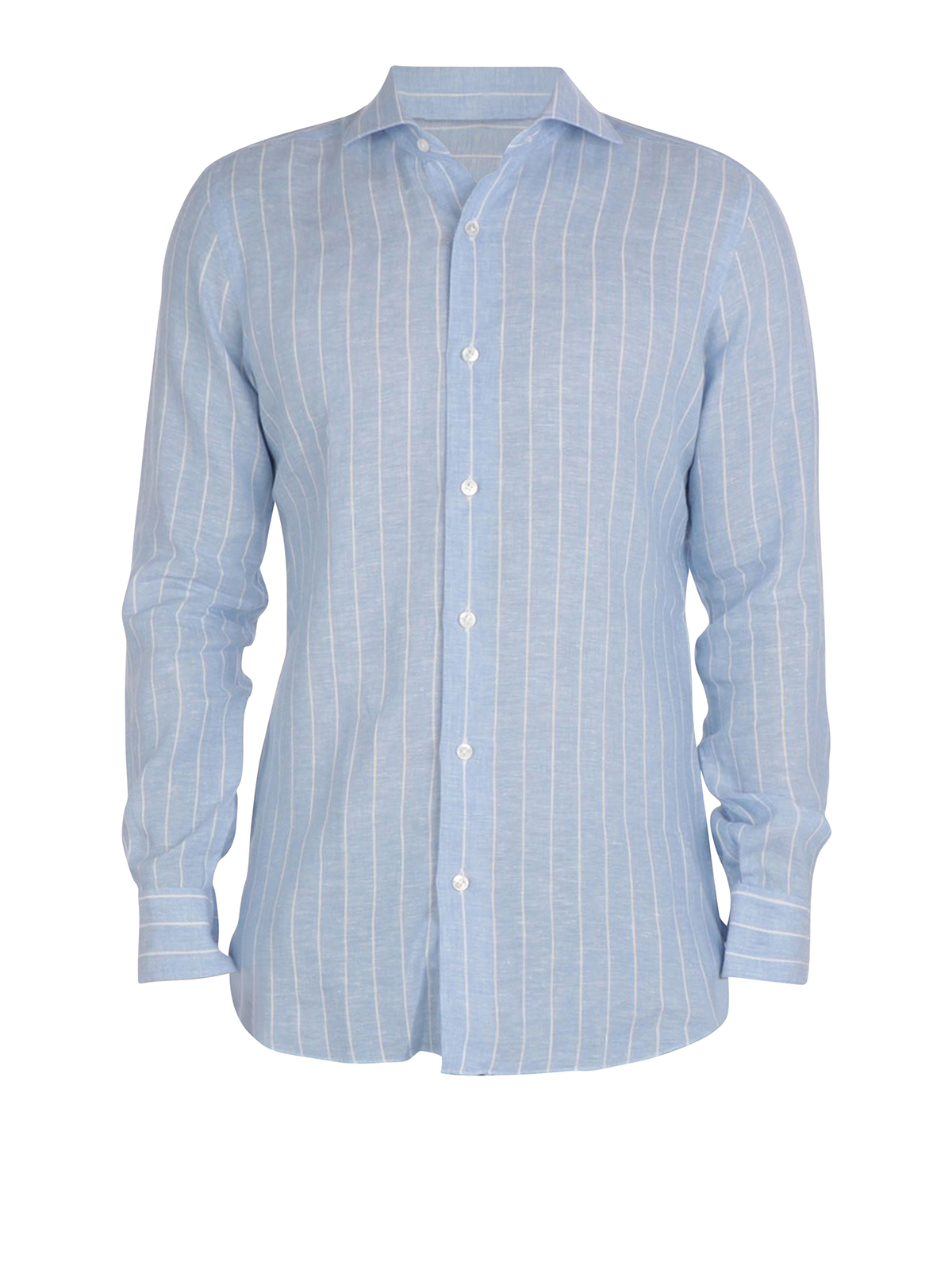 Shirts Barba - Culto linen striped shirt - BARBA622901 | iKRIX.com