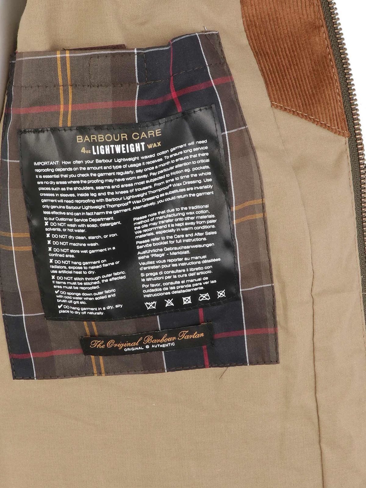 Regan Kiezen inch Casual jackets Barbour - Jacket in Archive Olive color - MWX1466OL51
