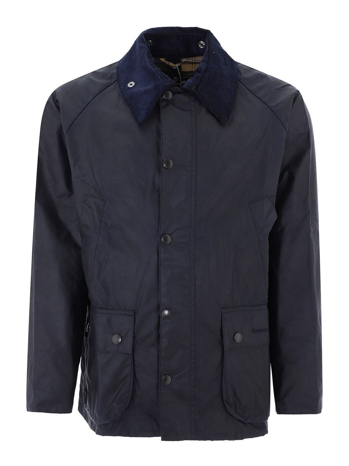 Casual jackets Barbour - Bedale wax jacket in blue - MWX0018NY91