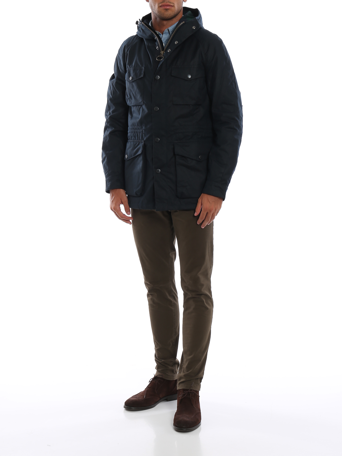 barbour coll wax jacket