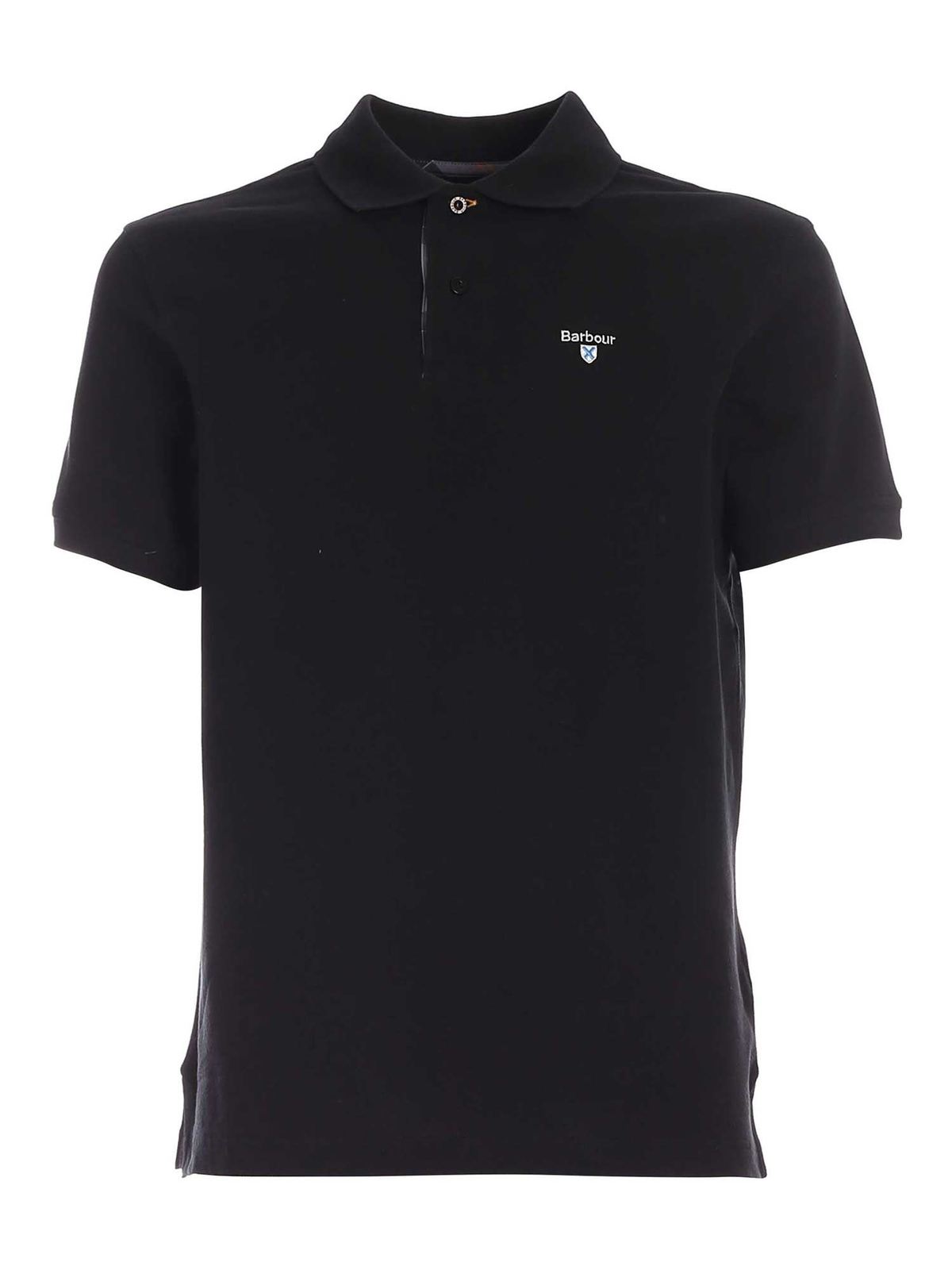 Barbour - Logo embroidery polo shirt in 