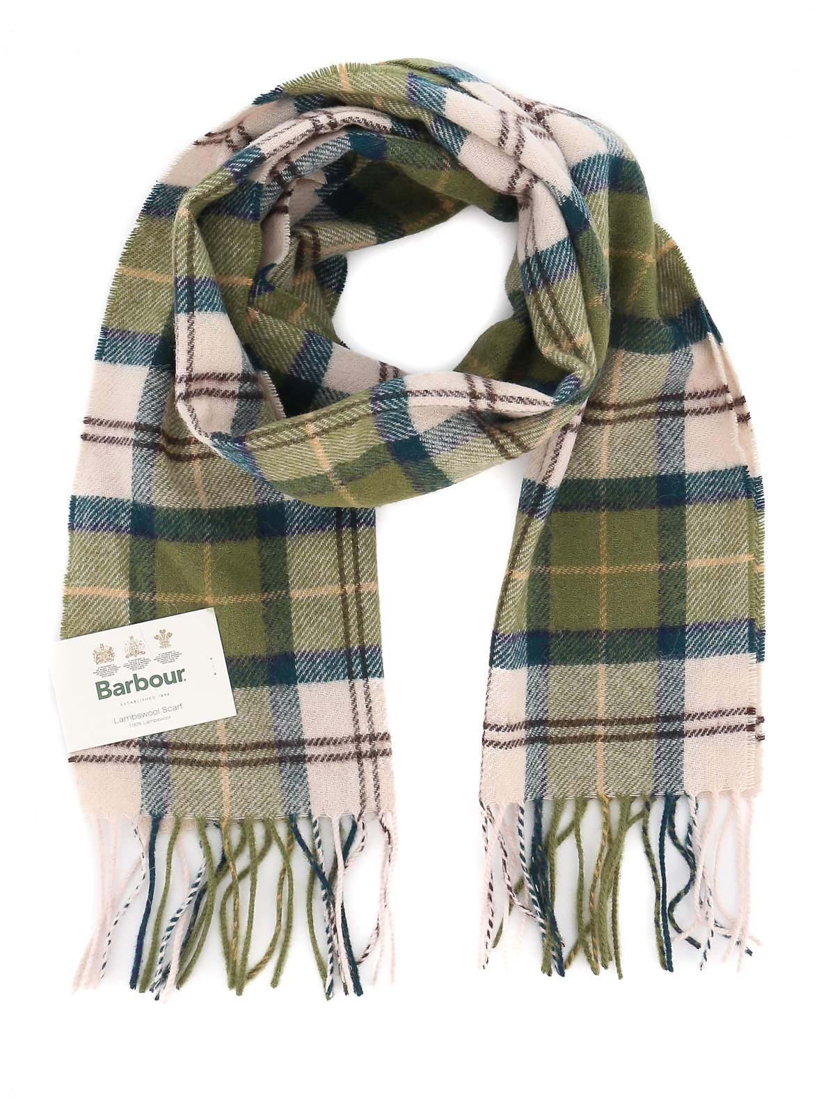 Barbour - Tartan wool scarf - روسری 