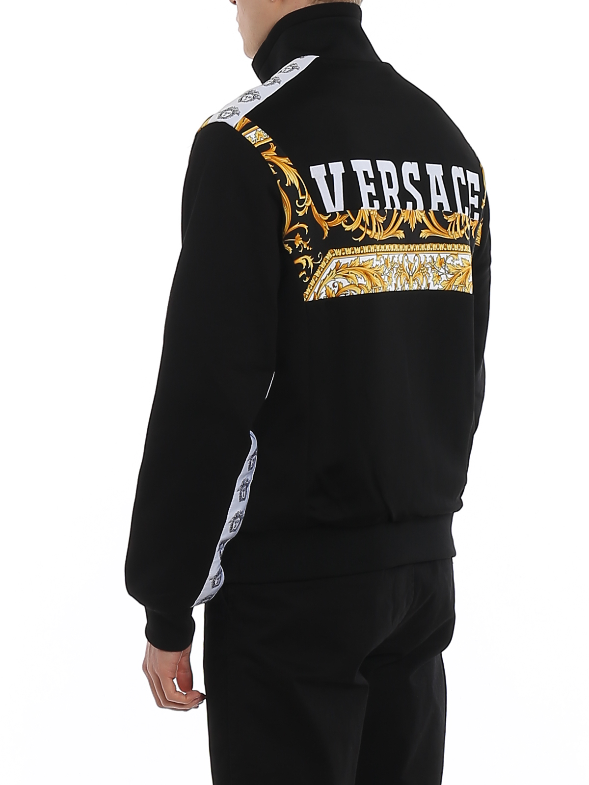 Stewart Island opstelling bord Sweatshirts & Sweaters Versace - Barocco patchwork sweatshirt -  A85348A232536A7900