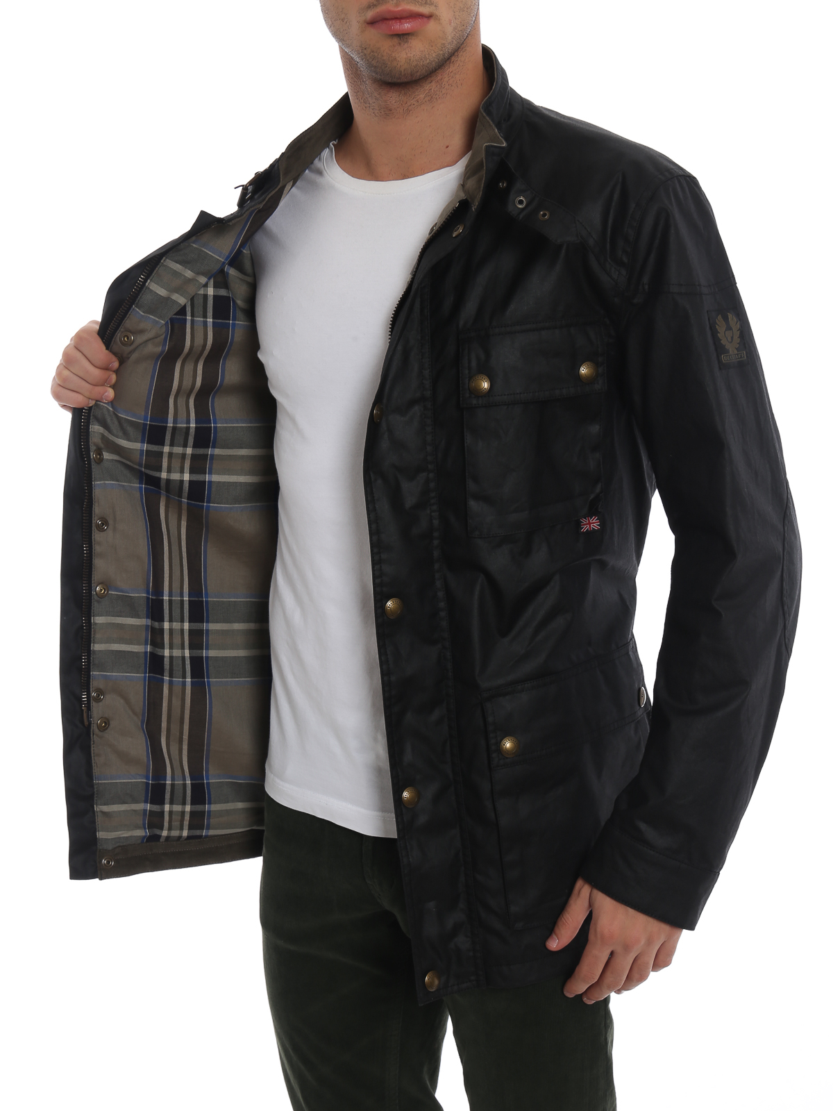 Casual jackets Belstaff - Roadmaster belted cotton jacket