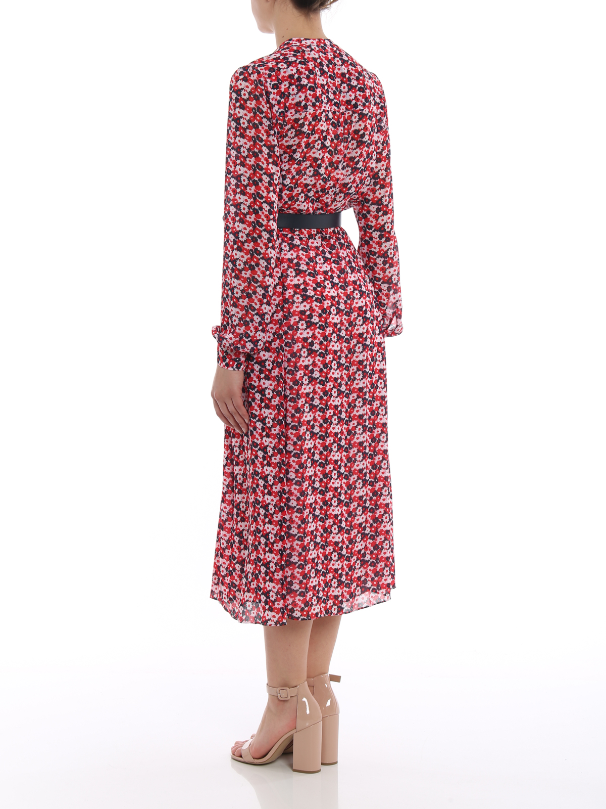 Maxi dresses Michael Kors - Belted floral shirt dress - MS88Y468SX959