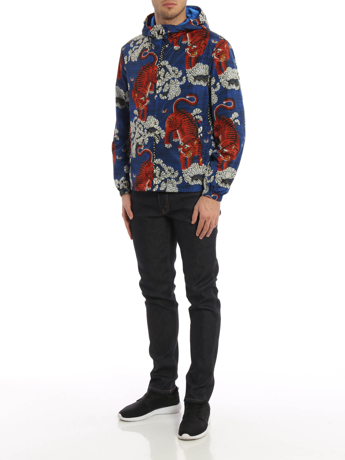 Casual jackets Gucci - Bengal print windbreaker - 451777Z761A4671