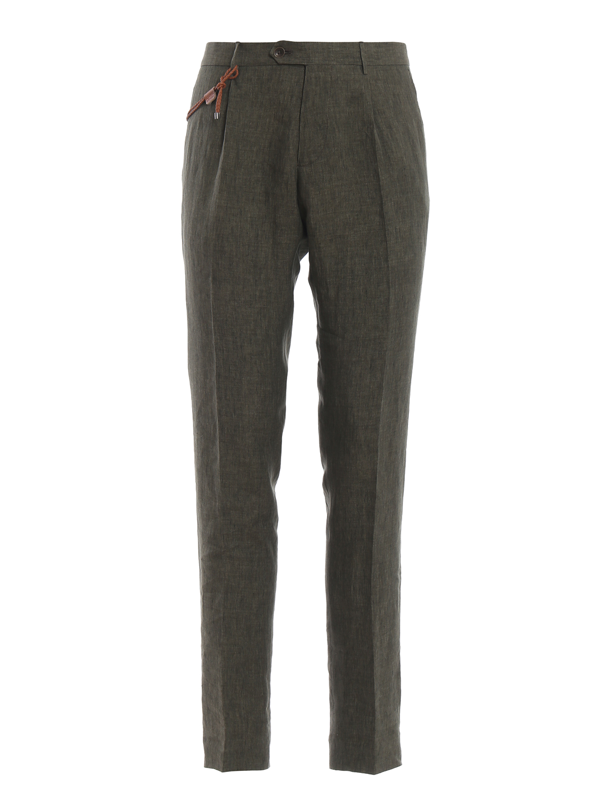 Dark grey linen trousers womens Outlet