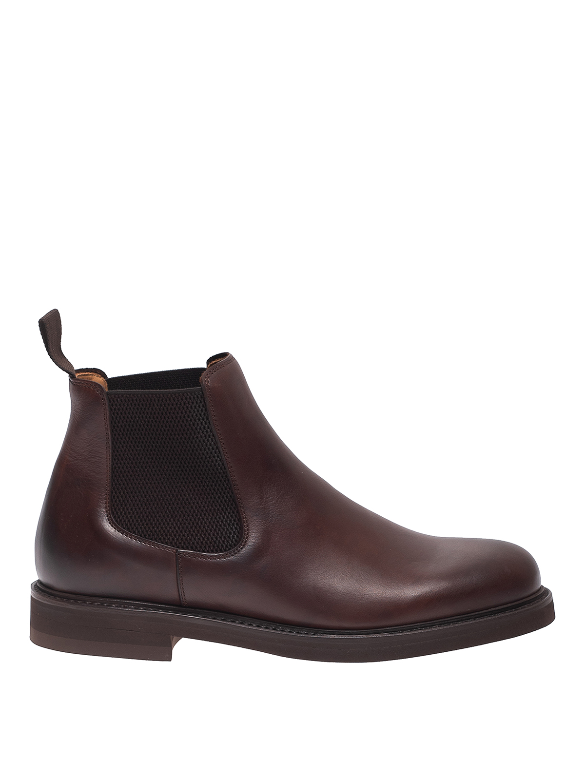 Berwick 1707 Leather Beatle Boots In Brown