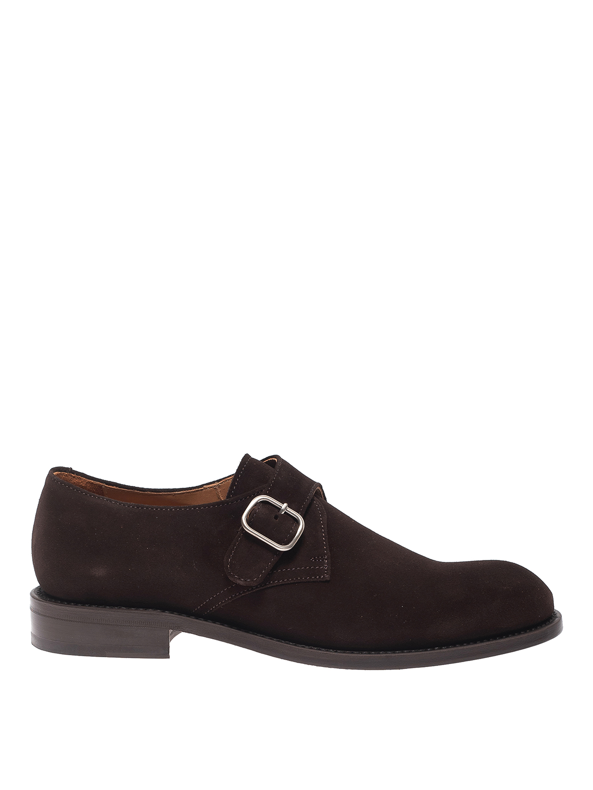 Loafers & Slippers Berwick 1707 - Nubuck monk straps - 4319HO110173MARRONE