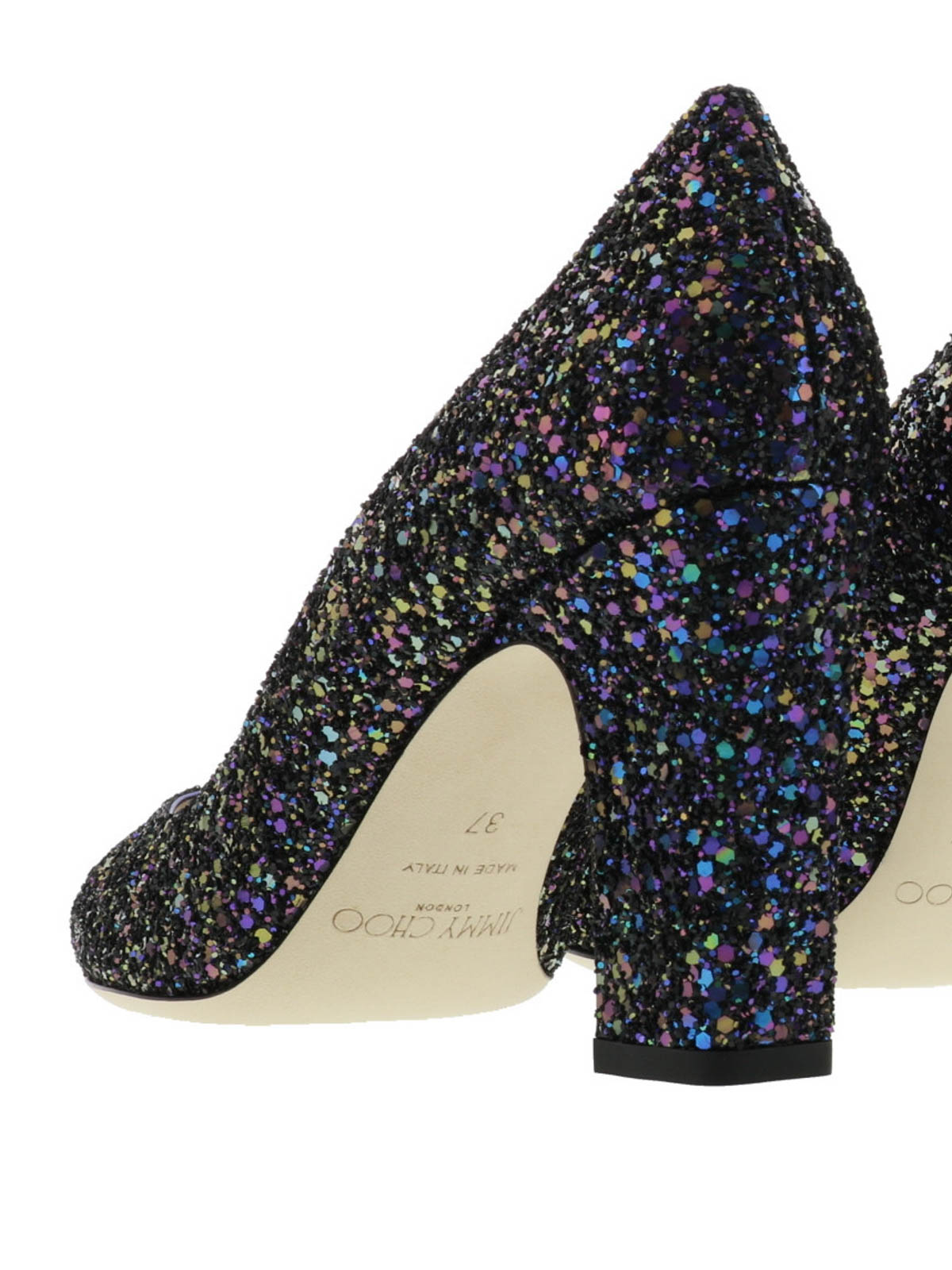 Maison Margiela Pumps met glitter Blauw - Schoenen.nl