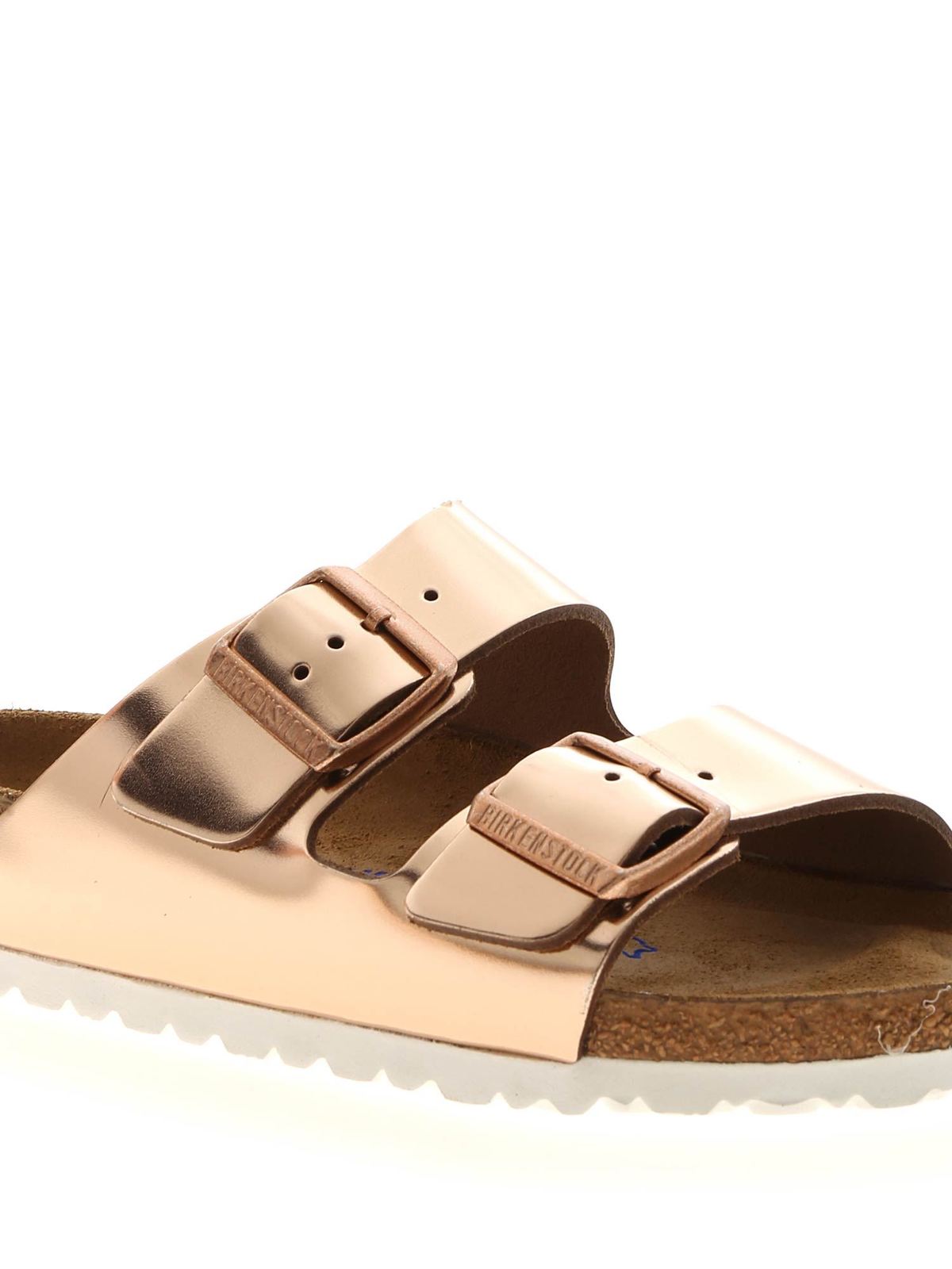 Interpersoonlijk Janice bijnaam Sandals Birkenstock - Arizona BS sandals in copper color - 0952093