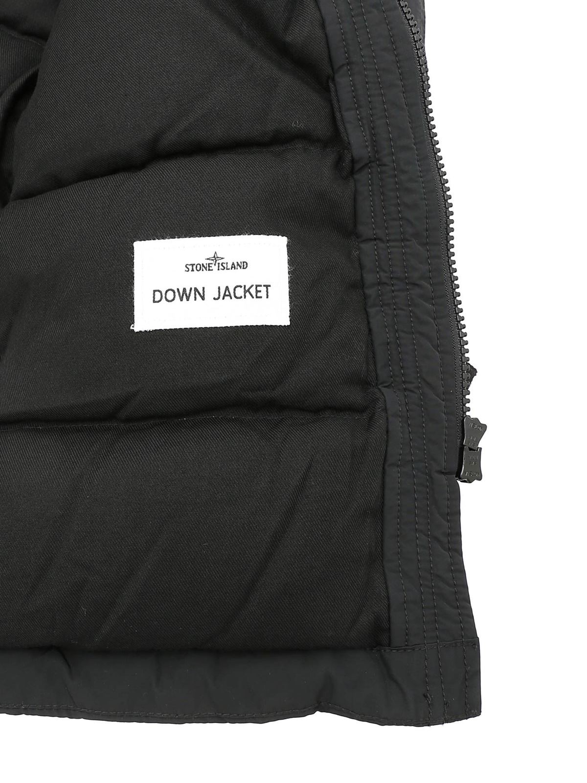 opgroeien Antarctica Madeliefje Padded coats Stone Island Junior - Black down jacket with removable logo -  691640634V0078