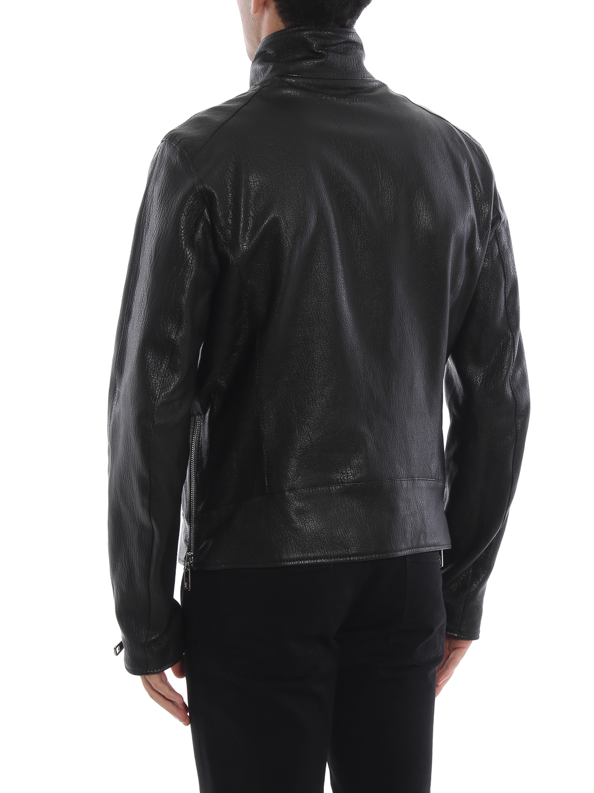 Leather jacket Dolce & Gabbana - Black lamb leather jacket ...