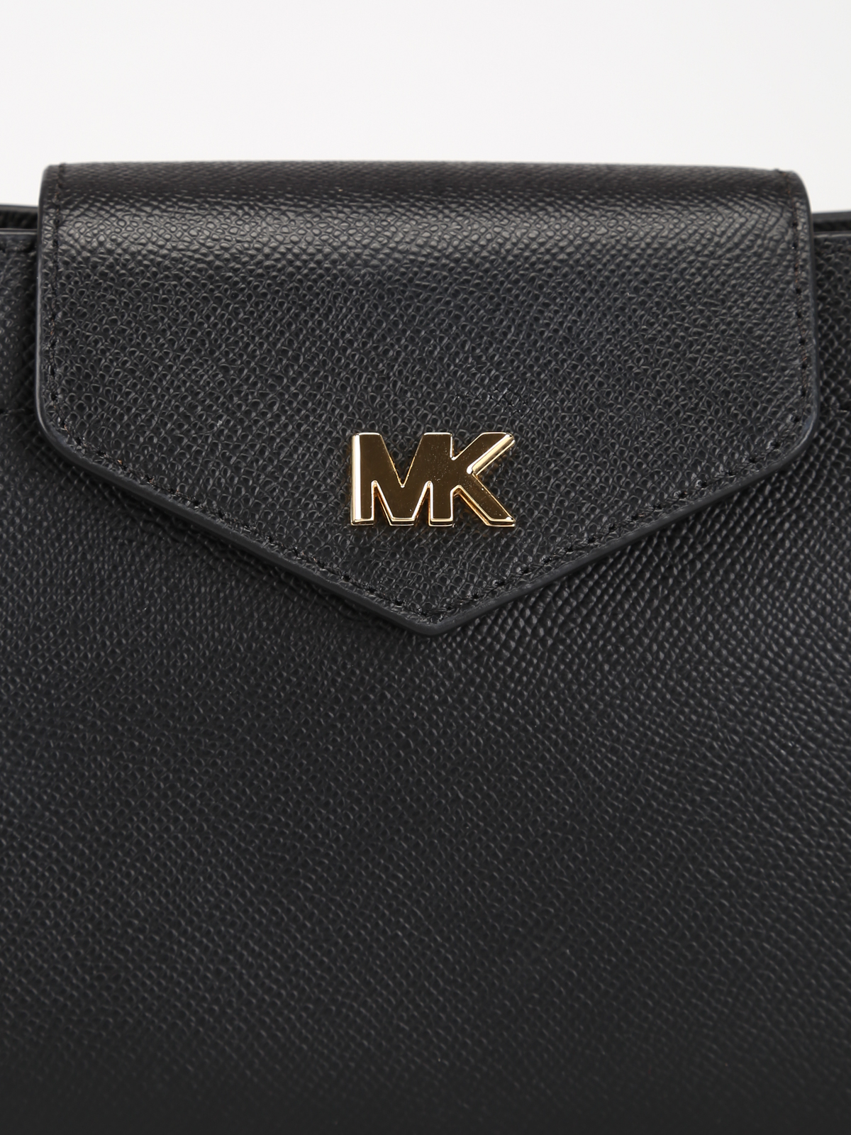 Clutches Michael Kors - Black leather medium crossbody clutch ...