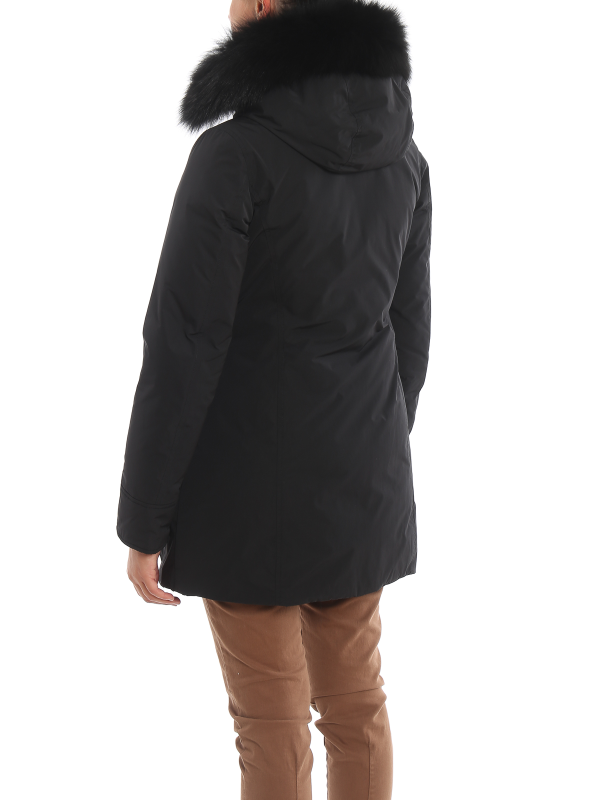 Womens Clothing Jackets Padded and down jackets Woolrich Arctic Parka in Dark_navy Black 