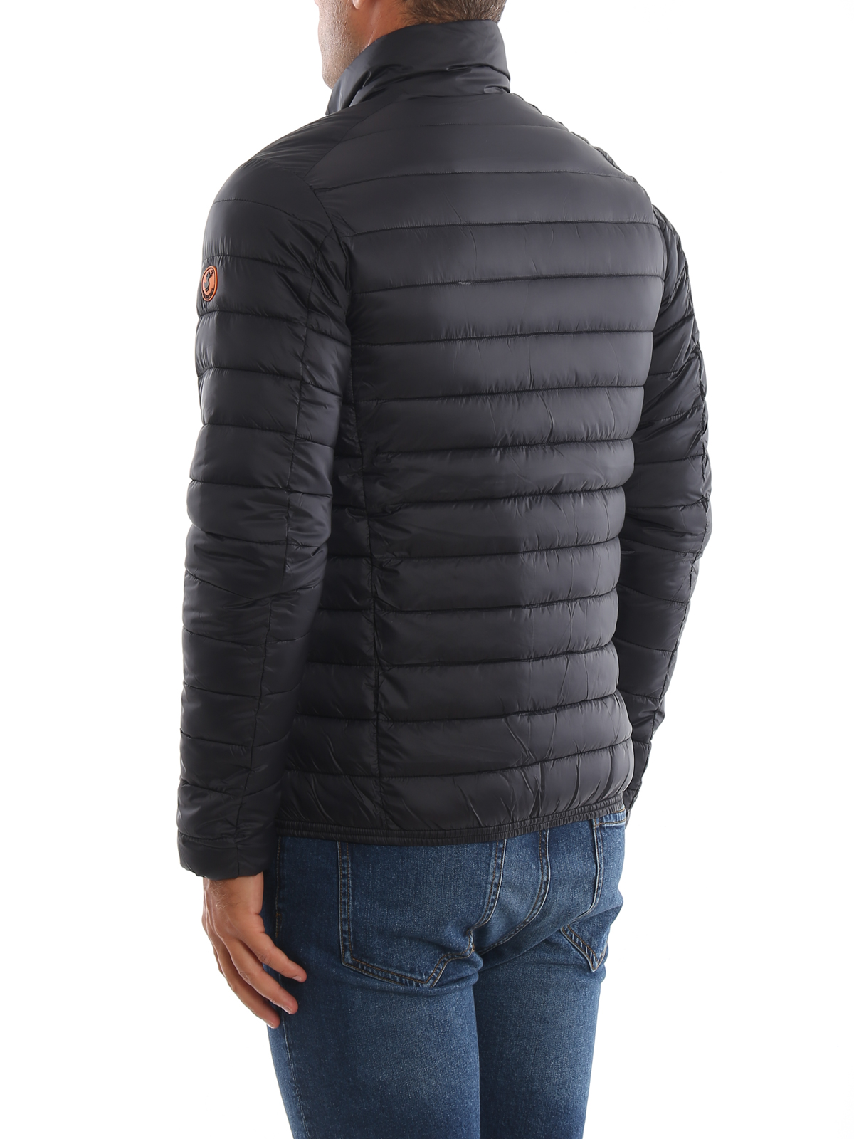 Save The Duck Black Quilted Light Puffer Jacket Padded Jackets