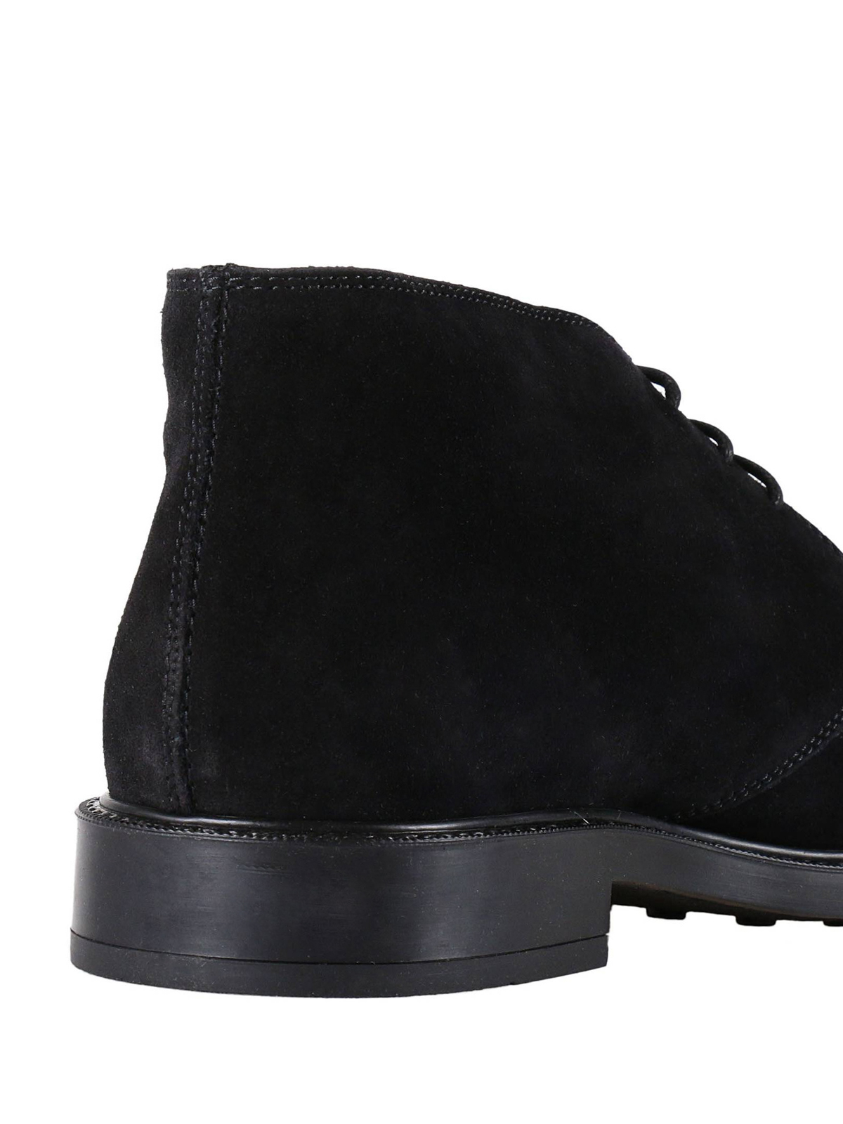 tod's desert boots in suede