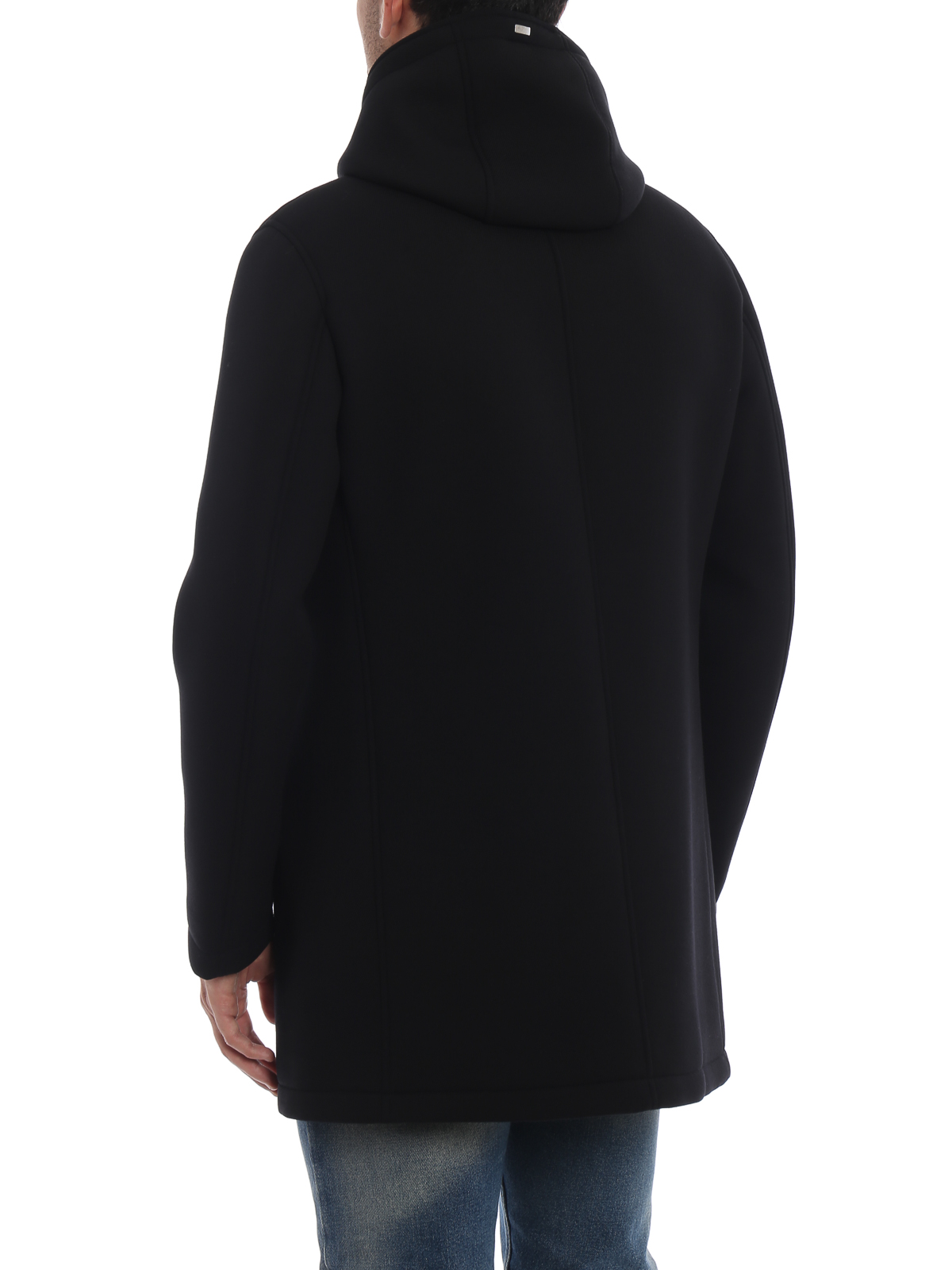 herno black coat