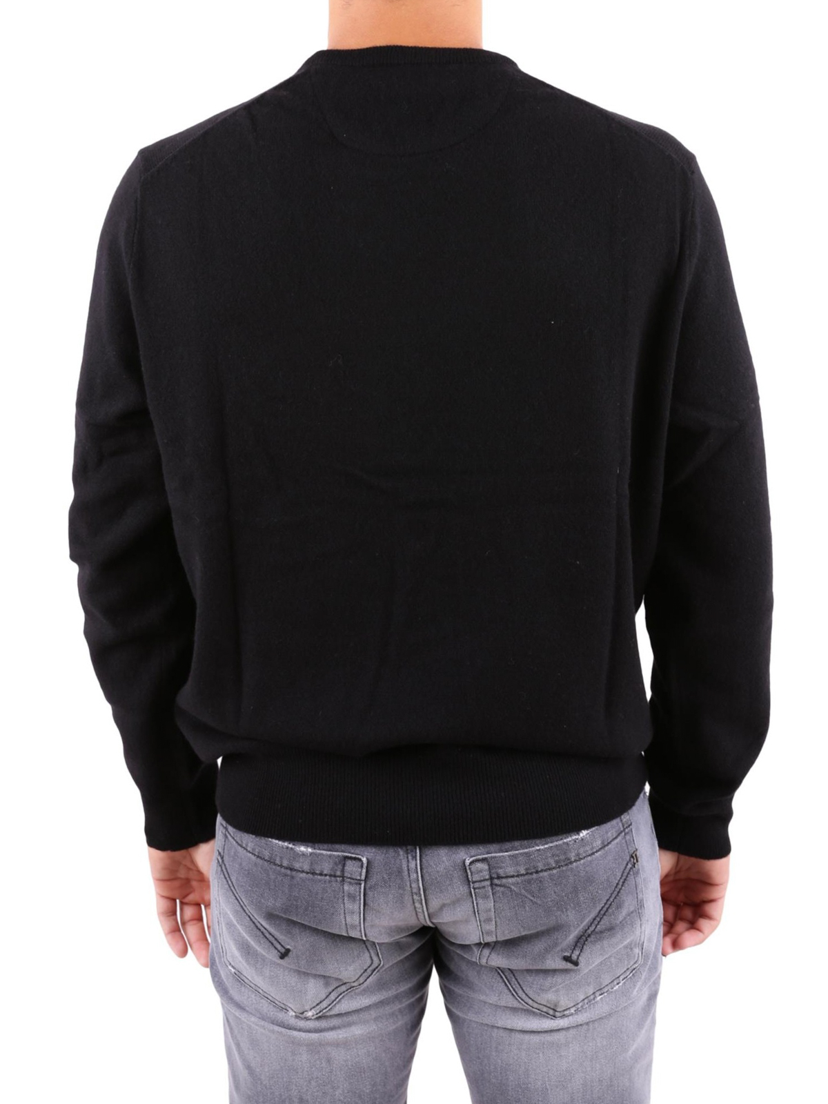 Crew necks Polo Ralph Lauren - Black wool crew neck sweater - 710667378005