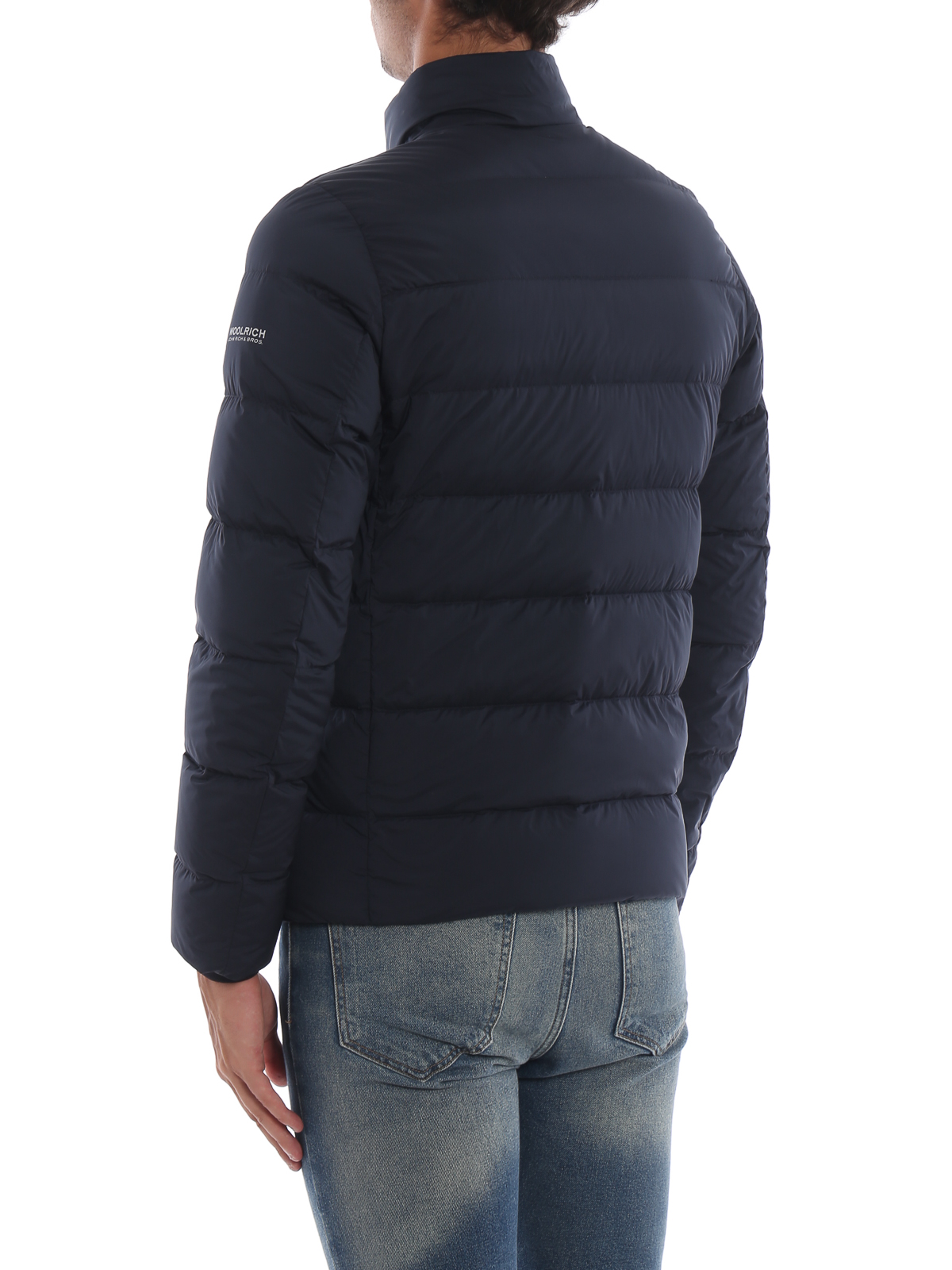 calvin klein stretch nylon puffer jacket