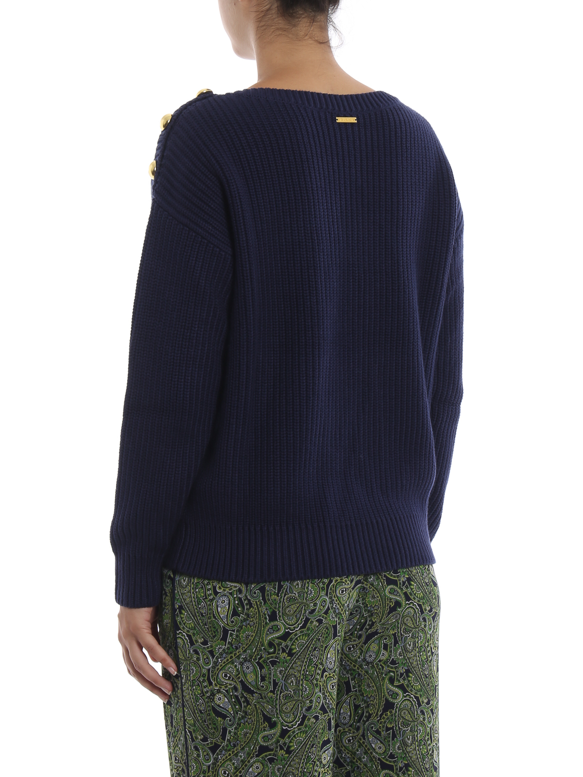 michael kors blue sweater